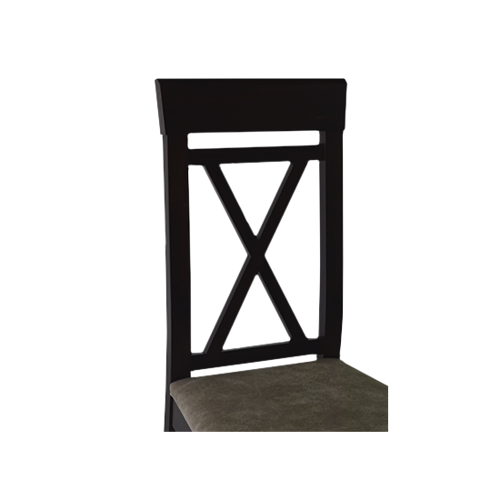 Wooden chair with soft seat ZHUR-18 (walnut) Wooden chair with soft seat ZHUR-18 (walnut)