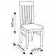 Wooden chair with soft seat ZHUR-17 Wooden chair with soft seat ZHUR-17