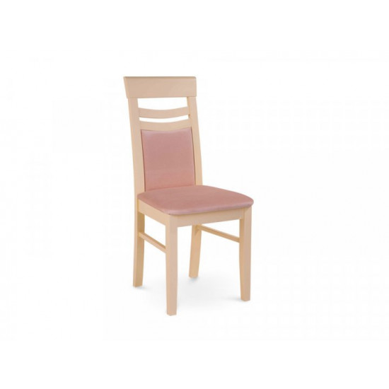 Wooden chair with soft seat and back ZHUR-2 (vanilla) Wooden chair with soft seat and back ZHUR-2 (vanilla)