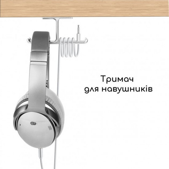 Держатель для наушников New Bee NB-Z5 Silver Держатель для наушников New Bee NB-Z5 Silver