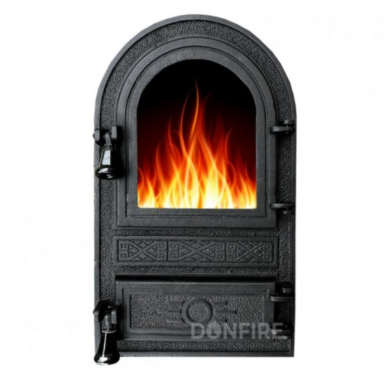 Oven doors with glass “Flower” 340x540 mm Oven doors with glass “Flower” 340x540 mm