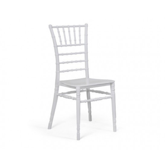 Стілець CHIAVARI Пластиковий 92х40х43 см Білий (TChiavW) Стілець CHIAVARI Пластиковий 92х40х43 см Білий (TChiavW)