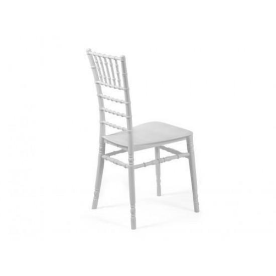 Стілець CHIAVARI Пластиковий 92х40х43 см Білий (TChiavW) Стілець CHIAVARI Пластиковий 92х40х43 см Білий (TChiavW)