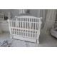 Кровать детская Baby Comfort ЛД10 белая с ящиком и резьбой Кровать детская Baby Comfort ЛД10 белая с ящиком и резьбой