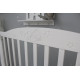 Кровать детская Baby Comfort ЛД10 белая с ящиком и резьбой Кровать детская Baby Comfort ЛД10 белая с ящиком и резьбой