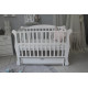 Кровать детская Baby Comfort ЛД10 белая с ящиком и резьбой Кровать детская Baby Comfort ЛД10 белая с ящиком и резьбой