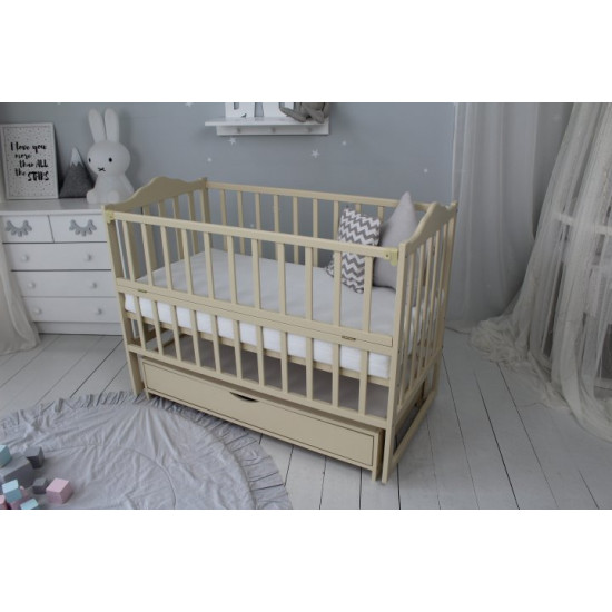 Кровать детская Baby Comfort ЛД3 слоновая кость с ящиком Кровать детская Baby Comfort ЛД3 слоновая кость с ящиком