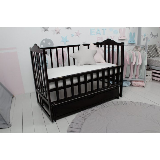 Кровать детская Baby Comfort ЛД3 венге с ящиком Кровать детская Baby Comfort ЛД3 венге с ящиком