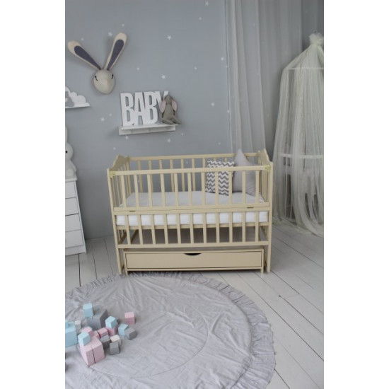 Кровать детская Baby Comfort ЛД3 слоновая кость с ящиком Кровать детская Baby Comfort ЛД3 слоновая кость с ящиком