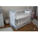 Кровать детская Baby Comfort TEDDY бело-серая с ящиком и маятником Кровать детская Baby Comfort TEDDY бело-серая с ящиком и маятником