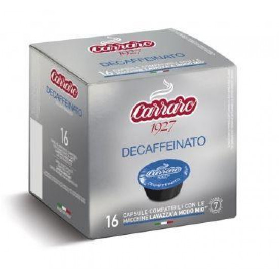 Кофе в капсулах Carraro Decaffeinato, 16 капсул Lavazza A Modo Mio Кофе в капсулах Carraro Decaffeinato, 16 капсул Lavazza A Modo Mio
