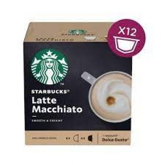 Кофе в капсуле Starbucks Latte Macchiato, 1+1 шт. Dolce Gusto Кофе в капсуле Starbucks Latte Macchiato, 1+1 шт. Dolce Gusto