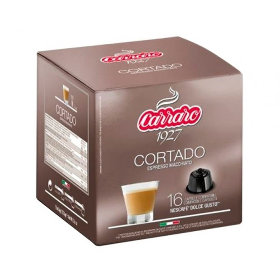 Кофе в капсулах Carraro Cortado, 16 капсул Dolce Gusto Кофе в капсулах Carraro Cortado, 16 капсул Dolce Gusto