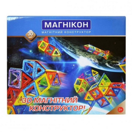 Конструктор Магнікон 30 деталей (MK-30) Конструктор Магнікон 30 деталей (MK-30)