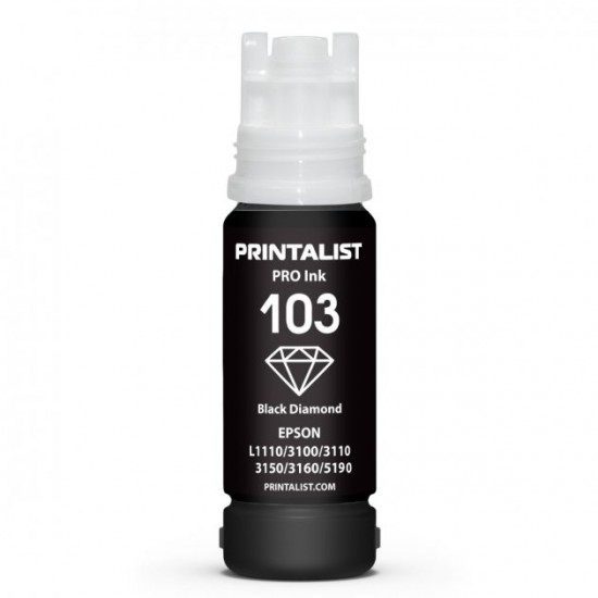Чорнило для Epson L3151 PRINTALIST 103 Black 70г PL103BK Чорнило для Epson L3151 PRINTALIST 103 Black 70г PL103BK