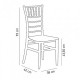 Chair Tilia Tiffany-H white ivory Chair Tilia Tiffany-H white ivory