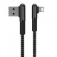 Угловой кабель Remax RC-155i USB - Lightning Чёрный Угловой кабель Remax RC-155i USB - Lightning Чёрный