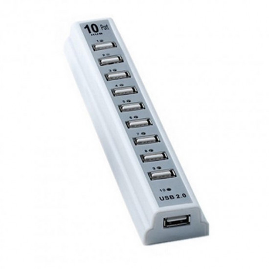 Розгалужувач USB HUB на 10 PORTS 220V Розгалужувач USB HUB на 10 PORTS 220V