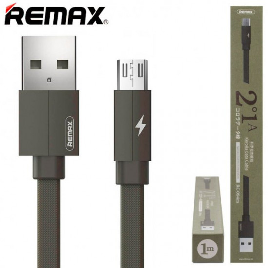USB кабель Remax RC-094m Kerolla micro USB 1m зеленый USB кабель Remax RC-094m Kerolla micro USB 1m зеленый