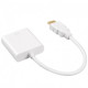 Кабель перехідник SUNROZ HDMI - VGA адаптер, Білий (A48367) Кабель перехідник SUNROZ HDMI - VGA адаптер, Білий (A48367)