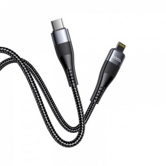 Кабель Hoco U99 Vortex Magnetic PD Lightning (1.2m) black Кабель Hoco U99 Vortex Magnetic PD Lightning (1.2m) black