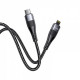 Кабель Hoco U99 Vortex Magnetic PD Lightning (1.2m) black Кабель Hoco U99 Vortex Magnetic PD Lightning (1.2m) black
