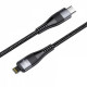 Кабель Hoco U99 Vortex Magnetic PD Lightning (1.2m) black Кабель Hoco U99 Vortex Magnetic PD Lightning (1.2m) black