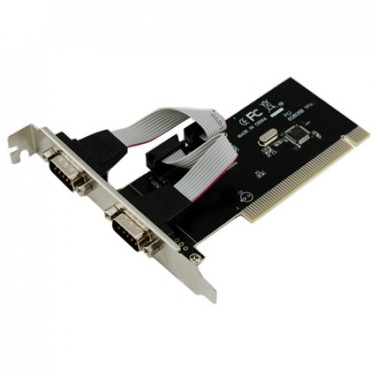 PCI controller adapter for 2 RS232 DB9 COM ports PCI controller adapter for 2 RS232 DB9 COM ports