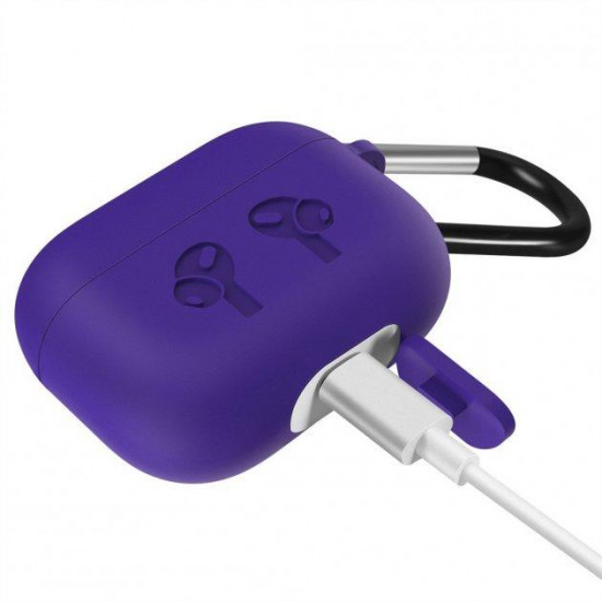Silicone case Carabine AirPods 3 (09) Grape Silicone case Carabine AirPods 3 (09) Grape