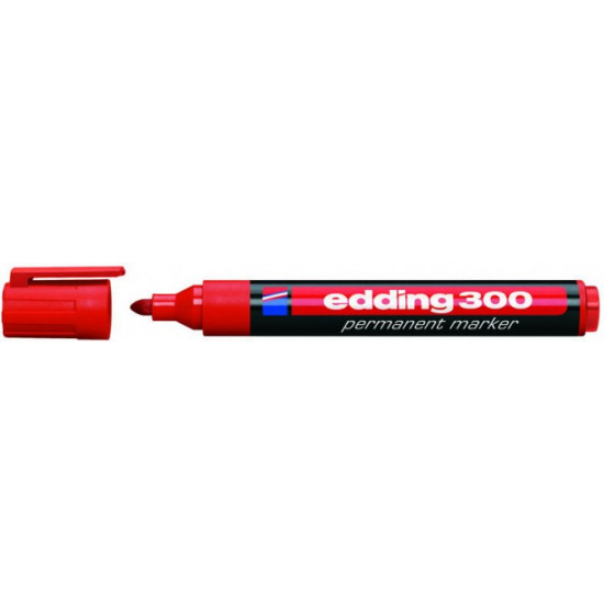 Permanent marker Edding Permanent 1.5-3 mm Red (e-300/02) Permanent marker Edding Permanent 1.5-3 mm Red (e-300/02)
