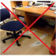 Protective mat for chair AQUAPHOB 125cm x 200cm (0.5mm) Protective mat for chair AQUAPHOB 125cm x 200cm (0.5mm)