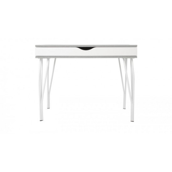 Письменный стол HairpinlegsUA Desk Smile 1000 (100х60х76.6см) Beton White (1844) Письменный стол HairpinlegsUA Desk Smile 1000 (100х60х76.6см) Beton White (1844)