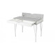 Письменный стол HairpinlegsUA Desk Smile 1000 (100х60х76.6см) Beton White (1844) Письменный стол HairpinlegsUA Desk Smile 1000 (100х60х76.6см) Beton White (1844)