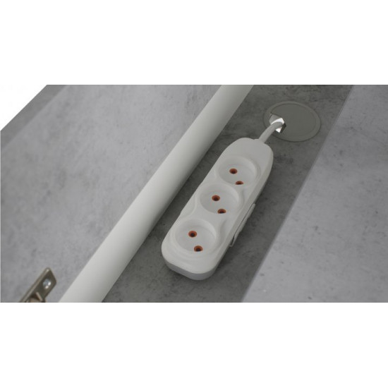 Письменный стол HairpinlegsUA Desk Smile 1000 (100х60х76.6см) Beton White (1844) Письменный стол HairpinlegsUA Desk Smile 1000 (100х60х76.6см) Beton White (1844)