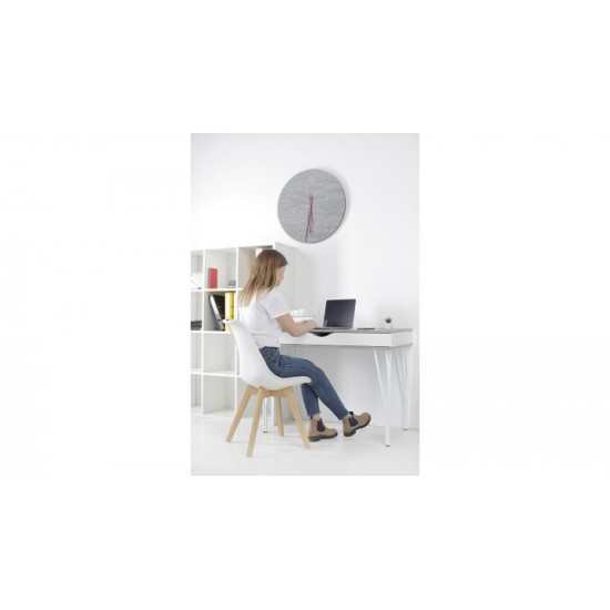 Письменный стол HairpinlegsUA Desk Smile 1000 (100х60х76.6см) Beton White (1844) Письменный стол HairpinlegsUA Desk Smile 1000 (100х60х76.6см) Beton White (1844)