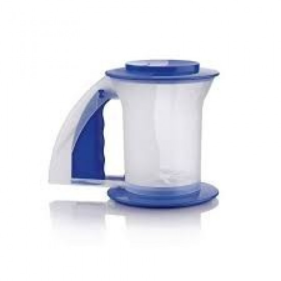 Сито для борошна з механічною ручкою з кришками Tupperware (250 мл) синє Сито для борошна з механічною ручкою з кришками Tupperware (250 мл) синє