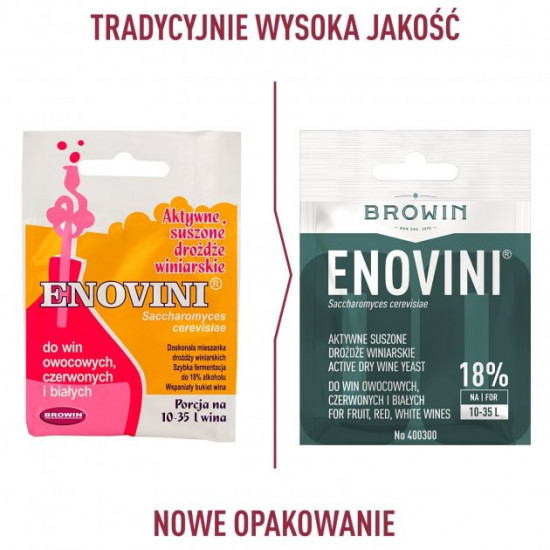 Browin Enovini дріжджі винні сухі, 7г Browin Enovini дріжджі винні сухі, 7г