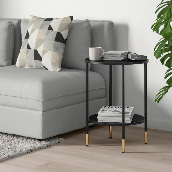Журнальний столик IKEA ASPEROD 45 см чорний (104.621.80) Журнальний столик IKEA ASPEROD 45 см чорний (104.621.80)
