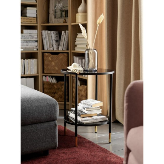 Журнальний столик IKEA ASPEROD 45 см чорний (104.621.80) Журнальний столик IKEA ASPEROD 45 см чорний (104.621.80)