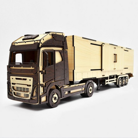 3D Puzzle Truck VH16 782 pieces with refrigerated trailer BRT Constructor Truck 3D Puzzle Truck VH16 782 pieces with refrigerated trailer BRT Constructor Truck