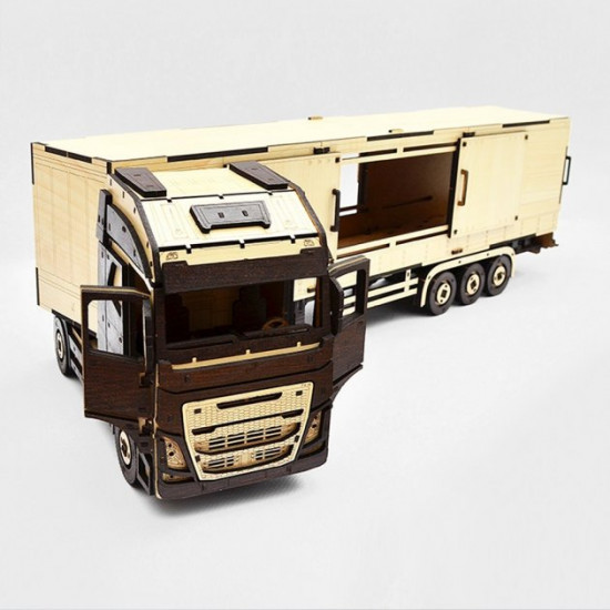 3D Puzzle Truck VH16 782 pieces with refrigerated trailer BRT Constructor Truck 3D Puzzle Truck VH16 782 pieces with refrigerated trailer BRT Constructor Truck