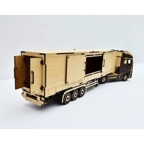 3D Puzzle Truck VH16 782 pieces with refrigerated trailer BRT Constructor Truck 3D Puzzle Truck VH16 782 pieces with refrigerated trailer BRT Constructor Truck