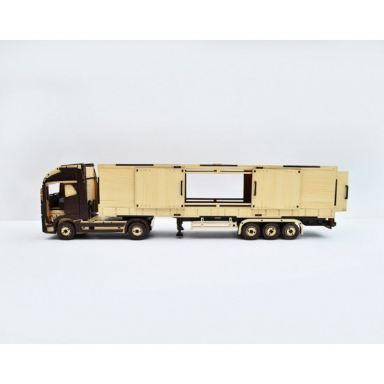 3D Puzzle Truck VH16 782 pieces with refrigerated trailer BRT Constructor Truck 3D Puzzle Truck VH16 782 pieces with refrigerated trailer BRT Constructor Truck