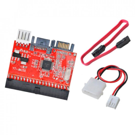 Переходник SATA - IDE, IDE - SATA двусторонний адаптер Переходник SATA - IDE, IDE - SATA двусторонний адаптер