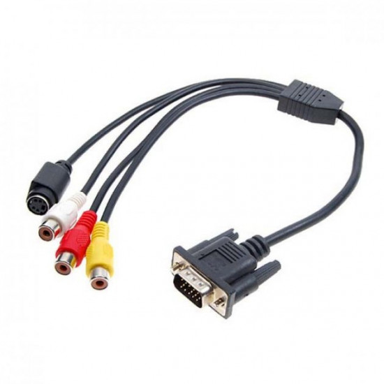 Переходник VGA S video Rca тюльпан Переходник VGA S video Rca тюльпан