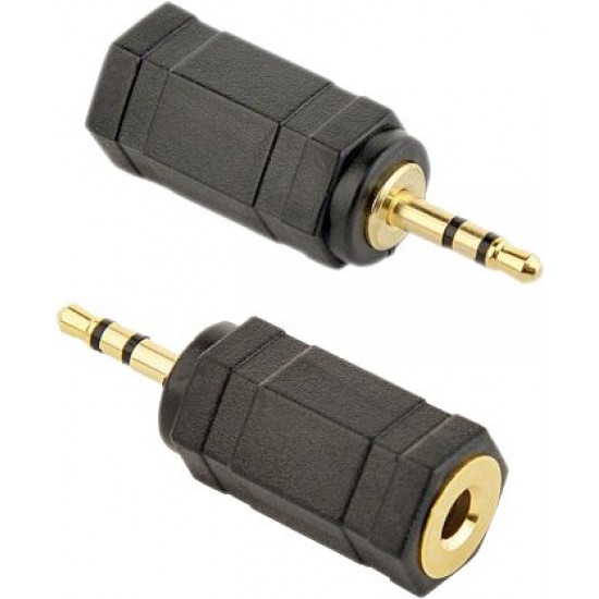 Adapter Cablexpert 3.5 mm - 2.5 mm Black (A-3.5F-2.5M) Adapter Cablexpert 3.5 mm - 2.5 mm Black (A-3.5F-2.5M)