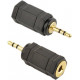 Adapter Cablexpert 3.5 mm - 2.5 mm Black (A-3.5F-2.5M) Adapter Cablexpert 3.5 mm - 2.5 mm Black (A-3.5F-2.5M)