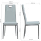 Dining chair for kitchen, living room, cafe Alabama steel black/fabric velor dark green AMF Dining chair for kitchen, living room, cafe Alabama steel black/fabric velor dark green AMF