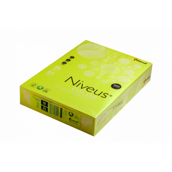 Neon colored paper Niveus A4/80 500l yellow (A4.80.NVN.NEOGB.500) Neon colored paper Niveus A4/80 500l yellow (A4.80.NVN.NEOGB.500)