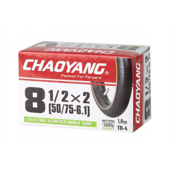 Камера для электросамоката 8 1/2×2 (50/75-6.1) CHAOYANG Камера для электросамоката 8 1/2×2 (50/75-6.1) CHAOYANG